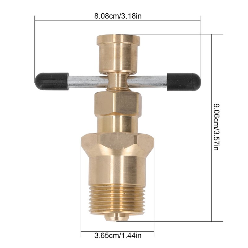 Olive Puller Tool for 15mm 22mm Pipes, High Strength Brass,