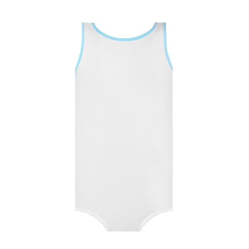Landofgenie Men's Sleeveless Vest Bodysuit One-Piece Pyjamas Cotton Onesie Romper