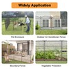 Decorative Garden Fence Animal Barrier with Gate 40 in(H)×26.2 Ft(L)