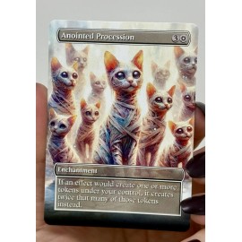 Anointed Procession Proxy Card with Custom designed art