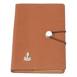Royal Navy Anchor & Crown Notebook A6 Pocket Sized Notepad Military Gift Optional Personalisation