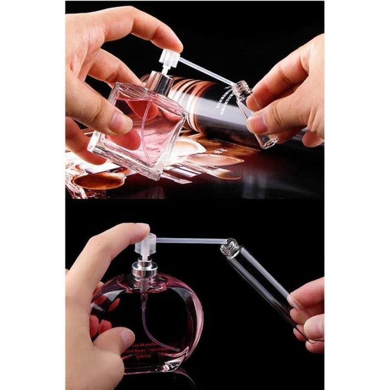 baolaili 10pcs Perfume Dispenser & Refillable Bottle Cosmetic Atomiser for