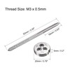sourcing map M3 x 0.5mm Metric Tap and Die Set,