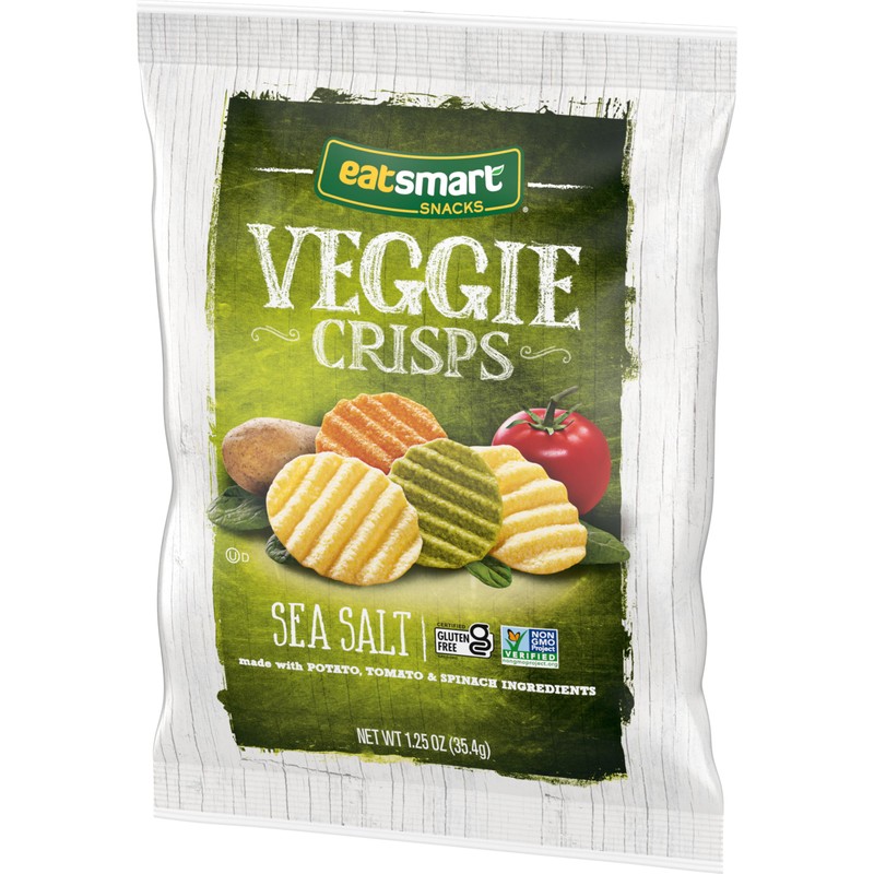 Eatsmart Snacks, Veggie Crisps with Sea Salt, 1.25 Oz (Pack