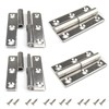 ZIXIANGKEJI 4pcs 3 Inch Lift Off Door Hinges Stainless Steel