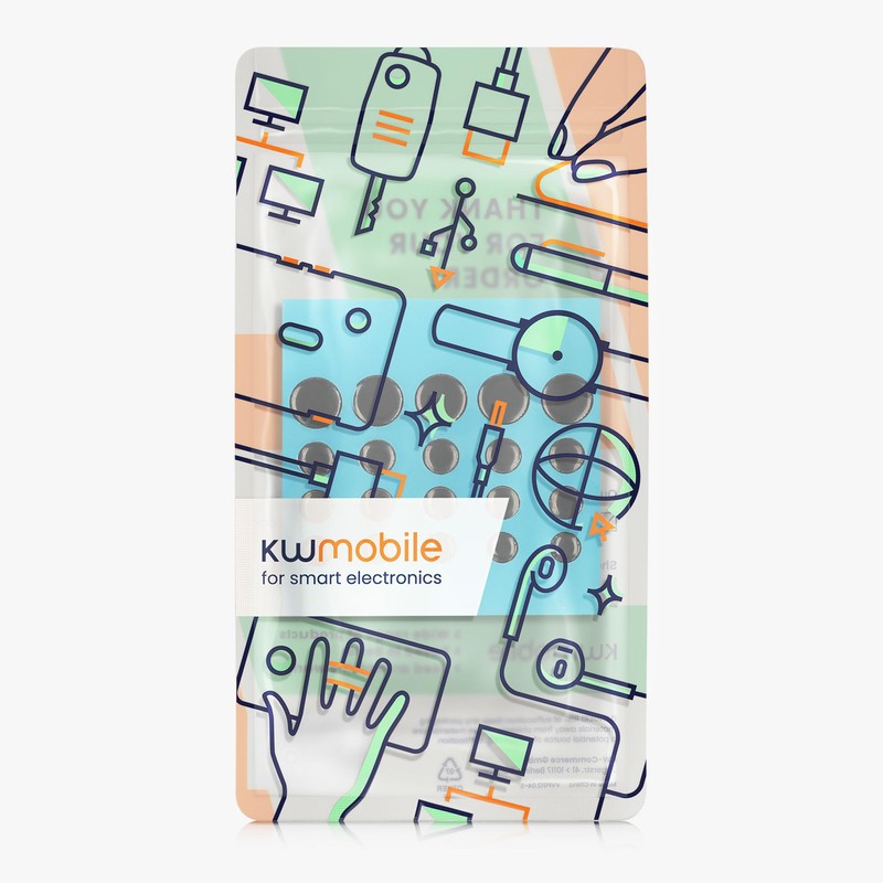 kwmobile 20x Mouse Feet Stickers for Universal Gaming Mouse Glider