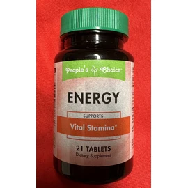 natures measure ENERGY TABS formulated stamina & energy People Choice Natures 21 Tablets