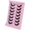 OCHILIMA 25mm Lashes Handmade Strip Eyelashes Dramatic Long Soft Wispy
