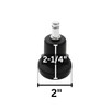 Chromcraft Bell Shape Stationary Glide to Replace Casters - (Set