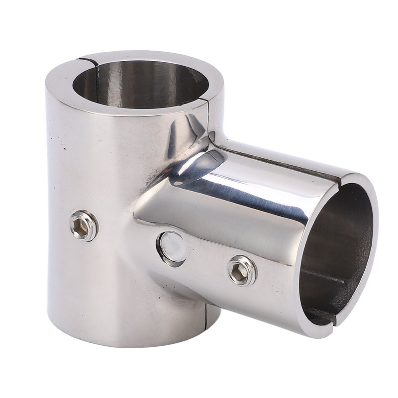 90° T Tee Tube Pipe Connector 1in/25.4mm ID Separable Stainless