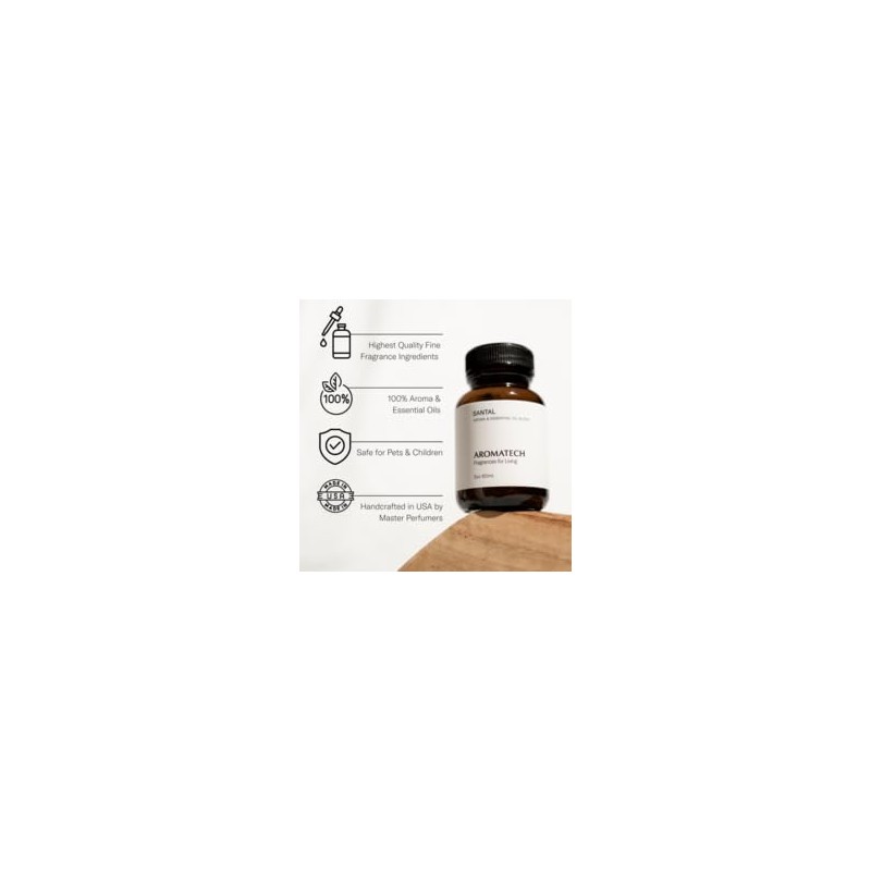 AromaTech Santal Escape - Aceite aromático para difusor de aromas,