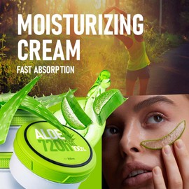 Aloe Vera Gel for Skin and Hair Care: Body Moisturiser, After Sun, Shaving Gel, Hair Gel, After Wax Lotion, Face Moisturiser, Moisturising Skin & Hair Gel - 1000 ml 1 L