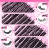 wiwoseo wiwoseo Cluster Eyelash Extensions 560pcs Lash Clusters Wipsy Cluster