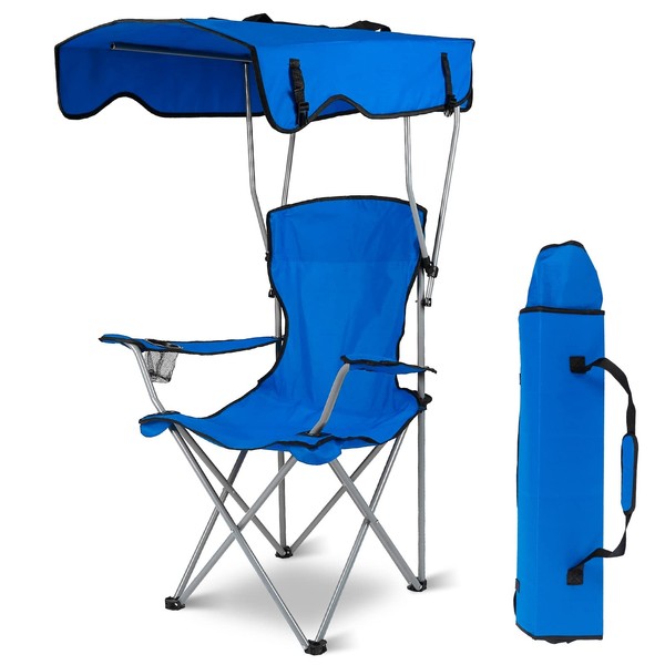KOCASO Folding Chair for Outside Camping Chair Foldable Canopy Chair