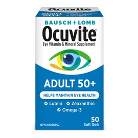 Bausch & Lomb Ocuvite Adult 50+ Eye Vitamin and Mineral Supplement
