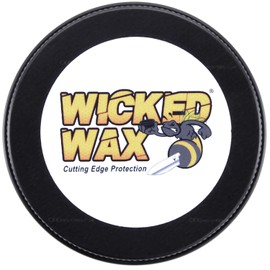 WICKED WAX - (2.0 oz.) - Cutting Edge Knife Protection - For Steel, Wood, Epoxy, Plastic, and Leather - 100% Organic & Food Safe - (USA Made) – Total Clean And Protect