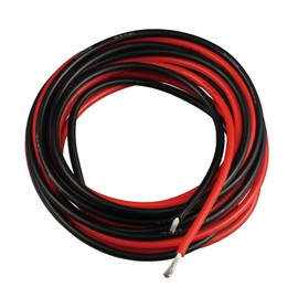 BNTECHGO 16 Gauge Silicone Wire 10 ft red and 10 ft Black Flexible 16 AWG Stranded Tinned Copper Wire