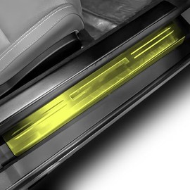 BOGAR TECH DESIGNS Precut for Jaguar F-Type 2021+ Door Sill Anti-Scratch Resistant Paint Protection PPF Film Kit Cover, Clear Bra