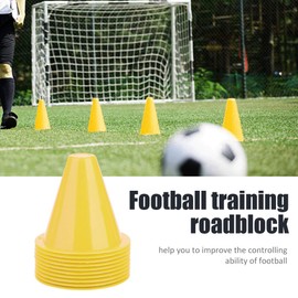 Football Training Cones,10pcs Soccer Cones Football Training Cone Markers Multipurpose Barriers Plastic Marker Holder Accessory for Kids Adults Sports Speed Training