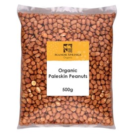 Organic Paleskin Peanuts 500g by Manor Springs Organic