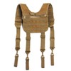 MELOTOUGH Tactical Outdoor H-Harness Duty Belt Suspenders (Khaki) -Tactical Duty