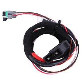 Slakerbe Truck & Plow Side Battery Cable Wiring Harness Set, 42015 Power Cable Wiring Harness Battery C*able Plow and Truck Compatible with Fisher Western Snowex V-Blade StraightBlade Expandable Plows