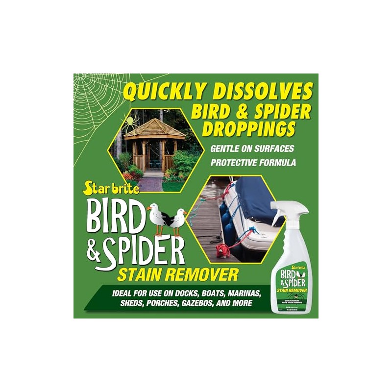 STAR BRITE Spider & Bird Stain Remover - 22 OZ