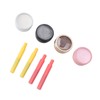 4Pcs Mapping Brow Paste Washable Eyebrows Design Paste White Black