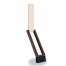 Bon Furniture Door Stopper, Magnetic Type, Entryway, Strong, Made in Japan, Magnet, Folding Door, Cute, Easy Installation, One Foot Operation, Stylish, Brown