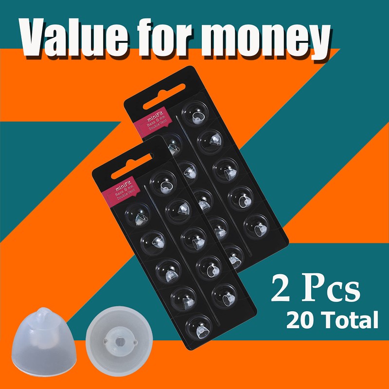 Hearing Aid Domes for Oticon Replacements,Oticon Minifit Double Vent Bass