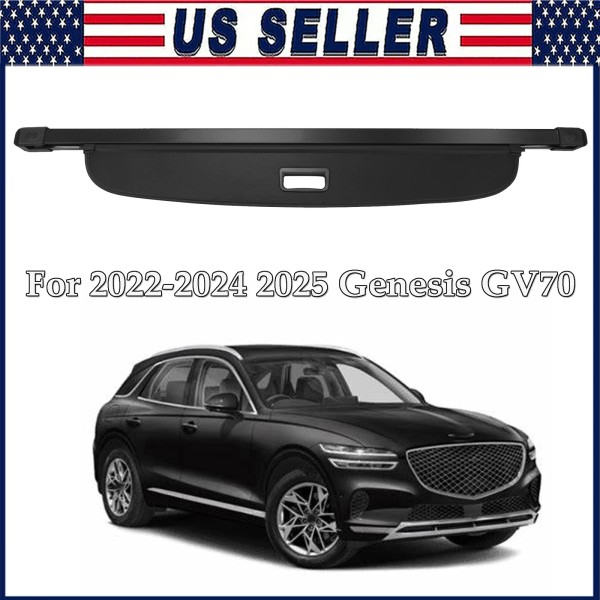 POPSTORE Cargo Cover Fits Genesis GV70 2022-2025 Rear Trunk Shade