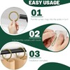 60Pcs Metal Curtain Rings and 60 Pcs Curtain Drapery Pin