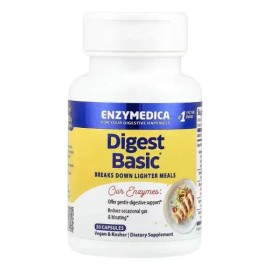 Enzymedica Digest Basic 30 Cápsulas Enzimas Digestivas Suplemento