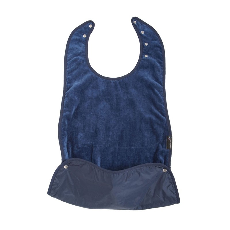 Mum2Mum Plus Special Needs Super Sized Navy Feeding Apron for