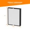 Skymechy AP-528 True HEPA Replacement Filter Compatible with Air Choice