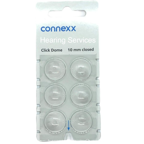 Connexx Accessories Siemens / Rexton Click Domes (6 domes) NEW Blister Pack (10mm Closed)