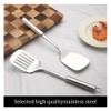 Stainless Steel Spatulas Set,Silver Slotted Turner, Solid Turner,Heavy Duty Sturdy