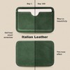 Le Pelle Card Wallet, Emerald Green, Classic