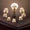 INCREWAY 1Pack 3D Modeling Ceiling Medallion Lighting Medallion Ceiling Cover