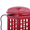 GOWENIC Retro London Telephone Booth Night Light, USB Charging LED