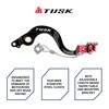 Tusk Aluminum Brake Pedal Red Tip