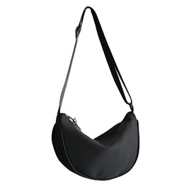 SSKHE Half Moon Handbag Moon Bag with Adjustable Shoulder Strap Bag Women's Nylon Crossbody Work Travel Daily Shoulder Bag, Iridescent Laser Multicolour Iridescent