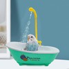 MUYG Parrot Automatic Bathtub with Shower, Cute Durable Bird Bath
