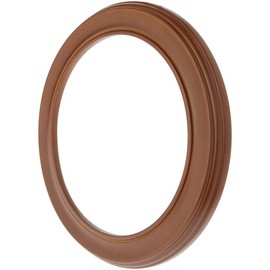 Bard's Walnut Wall Mountable Plate Frame with Gold Strip - Size: 11.25" x 11.25" x 0.875", Choose Color: No Strip, Color: Brown