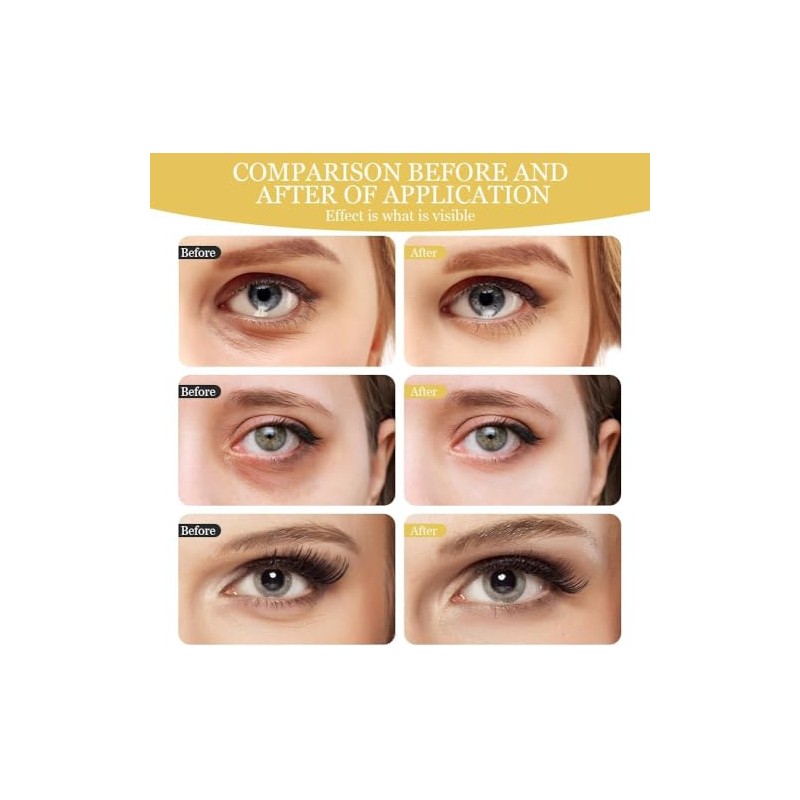 Máscara Parches Ojos Gold Eye Mask 24K Colágeno Antienvejecimiento (A)