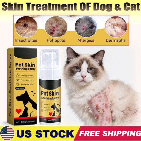 Unbranded 2025 New Pet Skin Treatment Spray for Dogs &