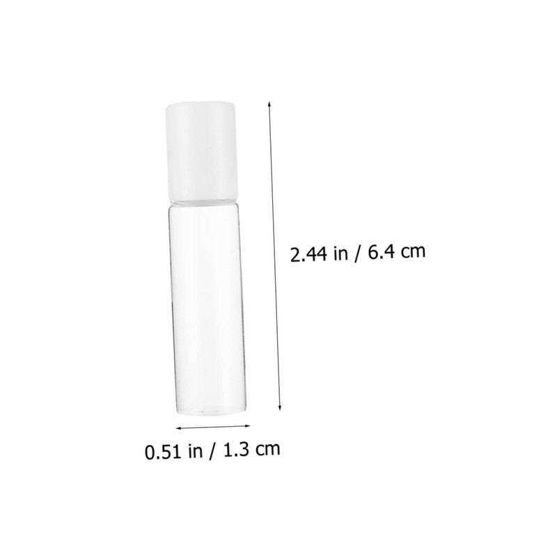 Baluue 3sets Roller Bottle Essential Oil Bottles Leakproof Empty for