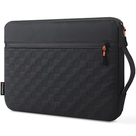 DOMISO 16 inch Laptop Sleeve for MacBook Pro M3/M2/M1 A2991 A2780 Waterproof Protective Case with Handle, Fits 16 inch MacBook Pro 2024-2019，Black