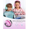 Nabevi Kids Headphones, Childrens Headphones with Microphone, 85dB/94dB Volume Limit,