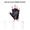 Guantes Cabra Gym Aerofit Negro Mujer Piel